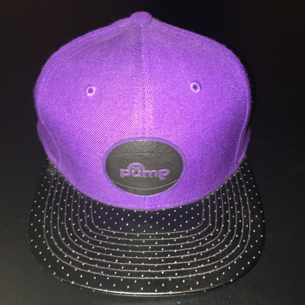 The Pump SnapBack By Reebok Black & Purple Size OS